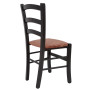 Scaun Paesana - cadru wenge - stofa E45 - roz prafuit Scaun Paesana - cadru wenge - stofa E45 - roz prafuit