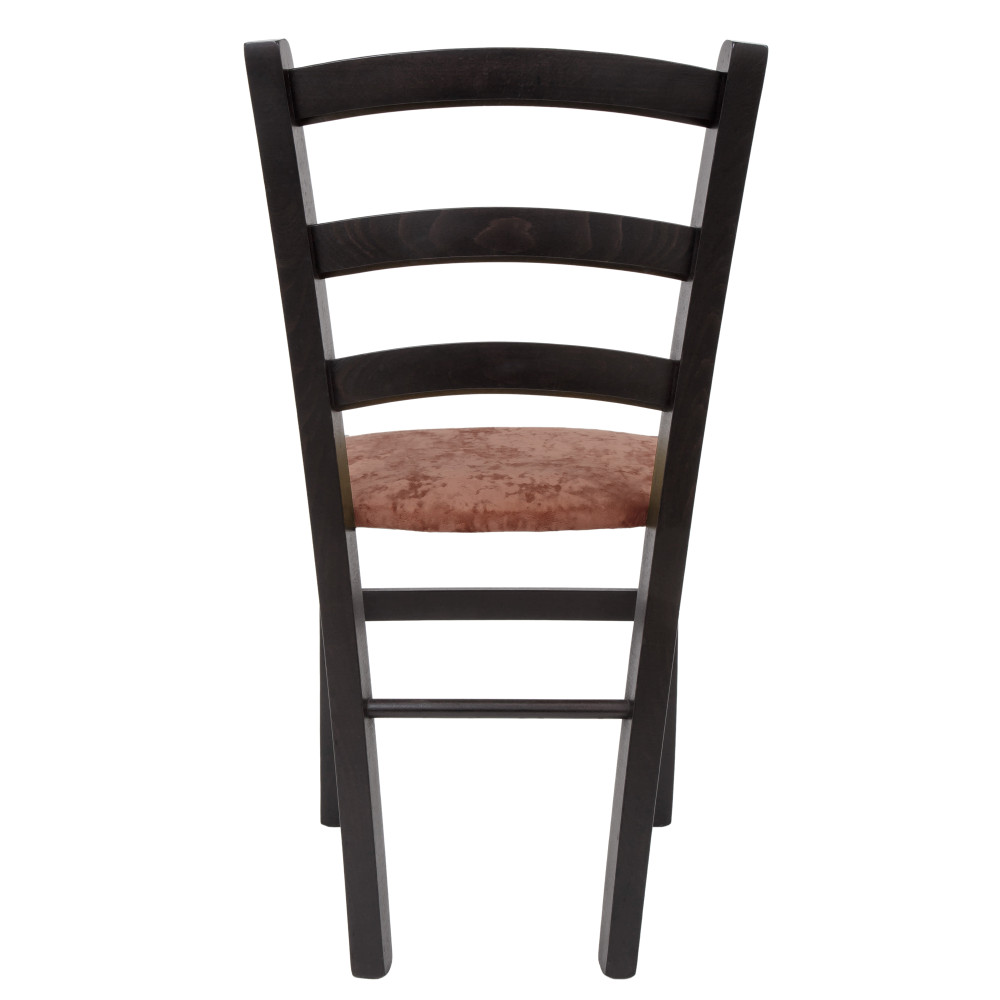 Scaun Paesana - cadru wenge - stofa E45 - roz prafuit Scaun Paesana - cadru wenge - stofa E45 - roz prafuit