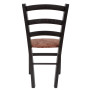 Scaun Paesana - cadru wenge - stofa E45 - roz prafuit Scaun Paesana - cadru wenge - stofa E45 - roz prafuit