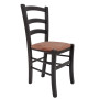 Scaun Paesana - cadru wenge - stofa E45 - roz prafuit Scaun Paesana - cadru wenge - stofa E45 - roz prafuit