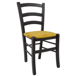 Scaun Paesana - cadru wenge - stofa E51 - galben Scaun Paesana - cadru wenge - stofa E51 - galben