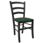 Scaun Paesana - cadru wenge - stofa E57 - verde Scaun Paesana - cadru wenge - stofa E57 - verde