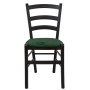 Scaun Paesana - cadru wenge - stofa E57 - verde Scaun Paesana - cadru wenge - stofa E57 - verde