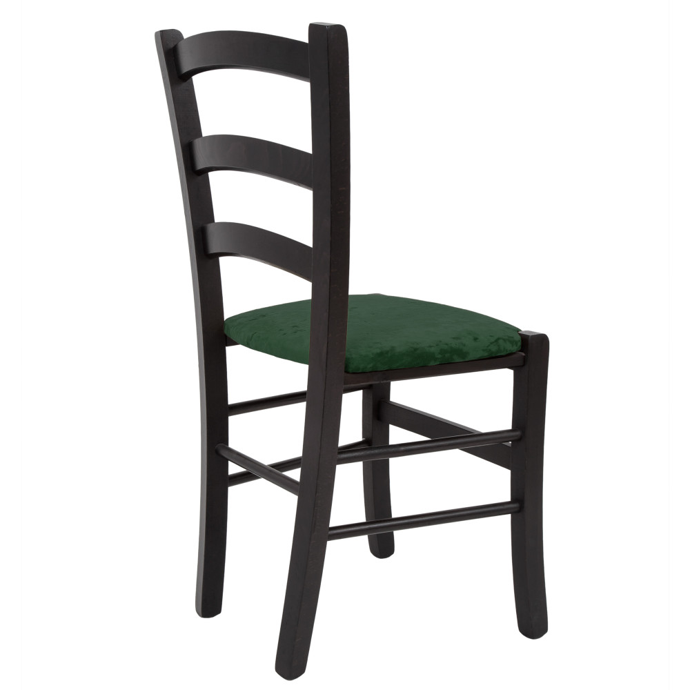 Scaun Paesana - cadru wenge - stofa E57 - verde Scaun Paesana - cadru wenge - stofa E57 - verde