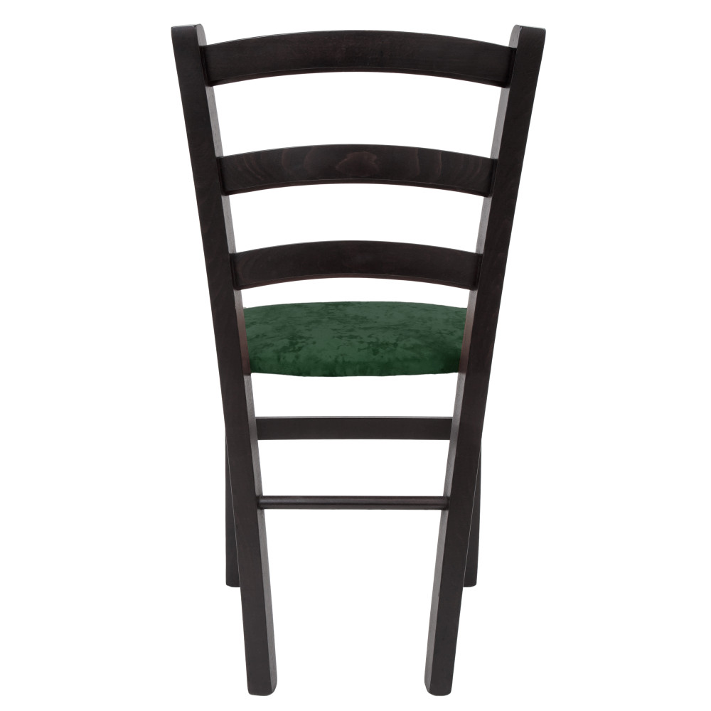 Scaun Paesana - cadru wenge - stofa E57 - verde Scaun Paesana - cadru wenge - stofa E57 - verde