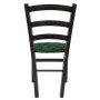 Scaun Paesana - cadru wenge - stofa E57 - verde Scaun Paesana - cadru wenge - stofa E57 - verde