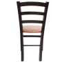 Scaun Paesana - cadru wenge - imitatie piele coniac - 8070 Scaun Paesana - cadru wenge - imitatie piele coniac - 8070