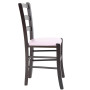 Scaun Paesana - cadru wenge - imitatie piele mov - 21897 Scaun Paesana - cadru wenge - imitatie piele mov - 21897