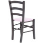Scaun Paesana - cadru wenge - imitatie piele mov - 21897 Scaun Paesana - cadru wenge - imitatie piele mov - 21897