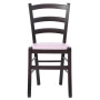 Scaun Paesana - cadru wenge - imitatie piele mov - 21897 Scaun Paesana - cadru wenge - imitatie piele mov - 21897