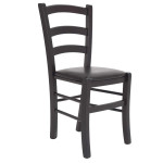 Scaun Paesana - cadru wenge - imitatie piele wenge - 21835