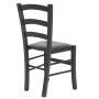 Scaun Paesana - cadru wenge - imitatie piele wenge - 21835 Scaun Paesana - cadru wenge - imitatie piele wenge - 21835