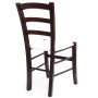 Scaun Paesana - cadru wenge - imitatie piele alb - 21894 Scaun Paesana - cadru wenge - imitatie piele alb - 21894
