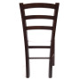 Scaun Paesana - cadru wenge - imitatie piele alb - 21894 Scaun Paesana - cadru wenge - imitatie piele alb - 21894