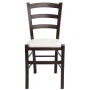 Scaun Paesana - cadru wenge - imitatie piele crem - 21834 Scaun Paesana - cadru wenge - imitatie piele crem - 21834