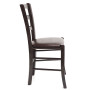 Scaun Paesana - cadru wenge - imitatie piele maro - 15611 Scaun Paesana - cadru wenge - imitatie piele maro - 15611