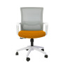 Scaun de birou mesh PARIS A - gri deschis/portocaliu Scaun de birou mesh PARIS A - gri deschis/portocaliu