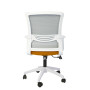 Scaun de birou mesh PARIS A - gri deschis/portocaliu Scaun de birou mesh PARIS A - gri deschis/portocaliu