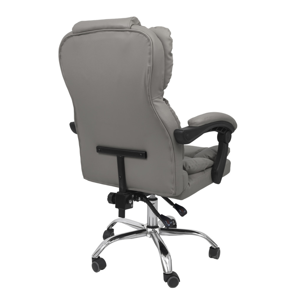 Scaun directorial PARMA - imitatie piele gri Scaun directorial PARMA - imitatie piele gri