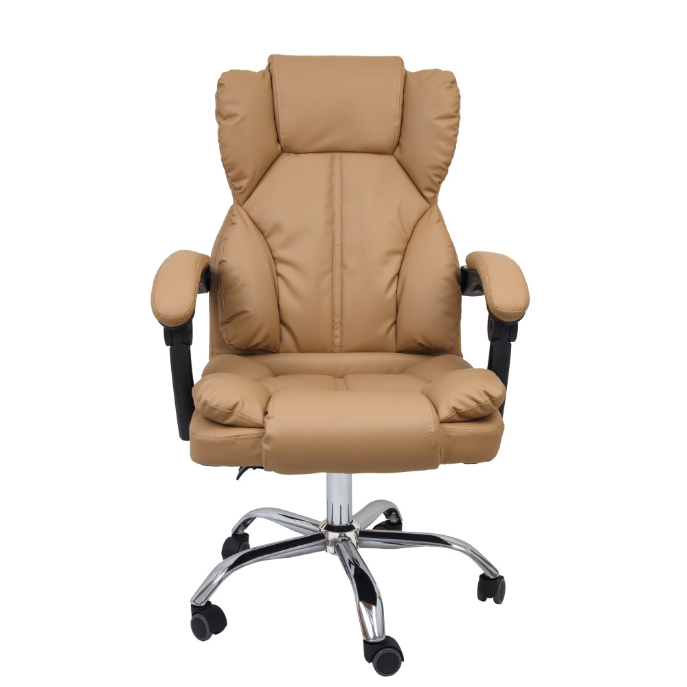 Scaun directorial PARMA - imitatie piele bej Scaun directorial PARMA - imitatie piele bej