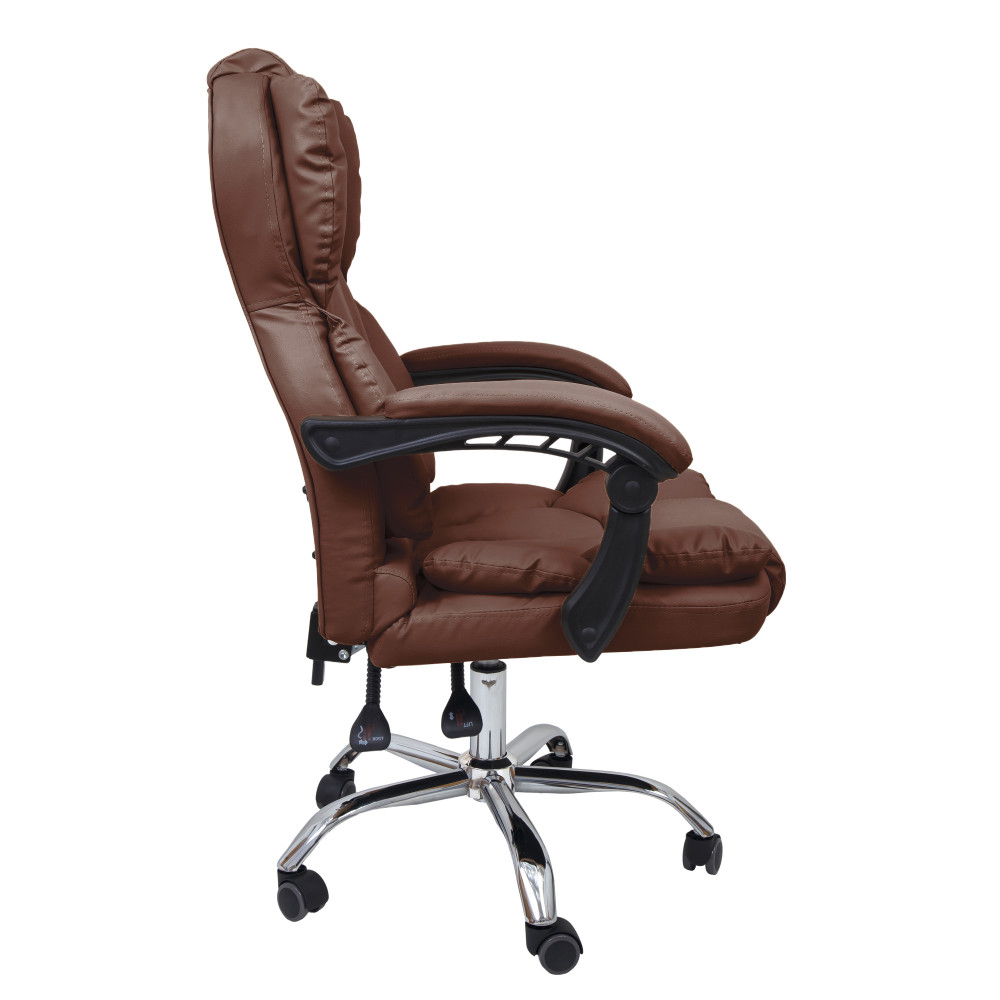 Scaun directorial PARMA - imitatie piele maro