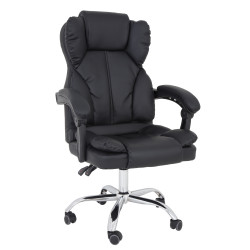 Scaun directorial PARMA - imitatie piele neagra