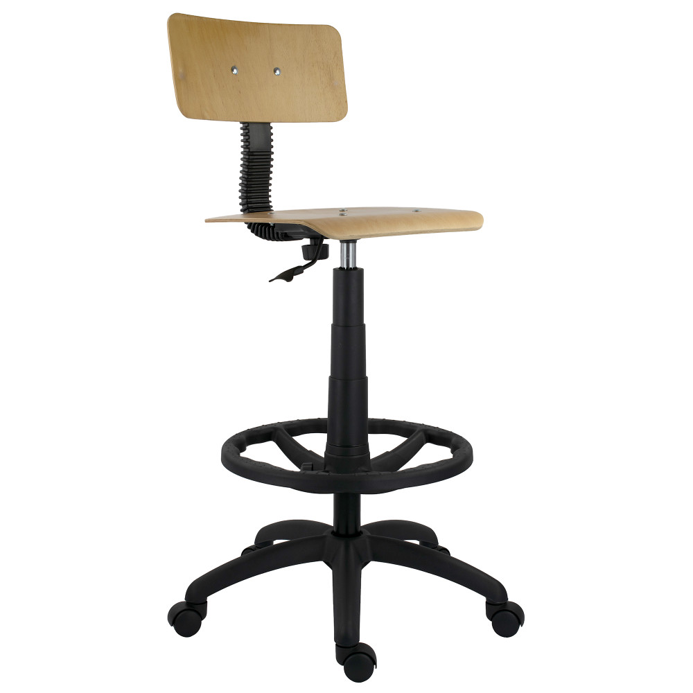 Scaun profesional cu ovalina - PRO LEMN EXTRA - lemn stratificat