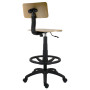 Scaun profesional cu ovalina - PRO LEMN EXTRA - lemn stratificat