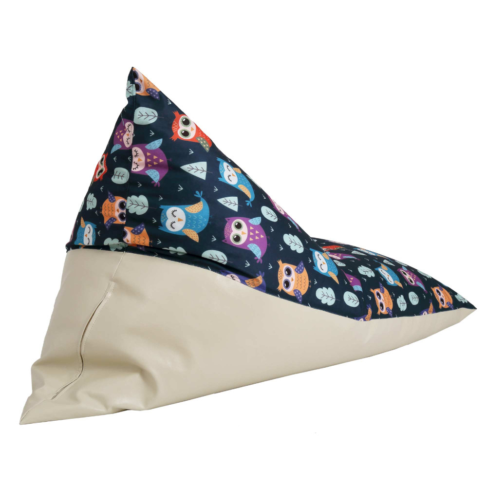 Fotoliu puf Relax - bufnite /crem Fotoliu puf Relax - bufnite /crem