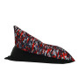 Fotoliu puf Relax - camuflaj rosu/negru Fotoliu puf Relax - camuflaj rosu/negru