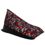 Fotoliu puf Relax - camuflaj rosu/negru Fotoliu puf Relax - camuflaj rosu/negru