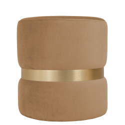 Taburet Ring - inel auriu - stofa H03 - bej Taburet Ring - inel auriu - stofa H03 - bej