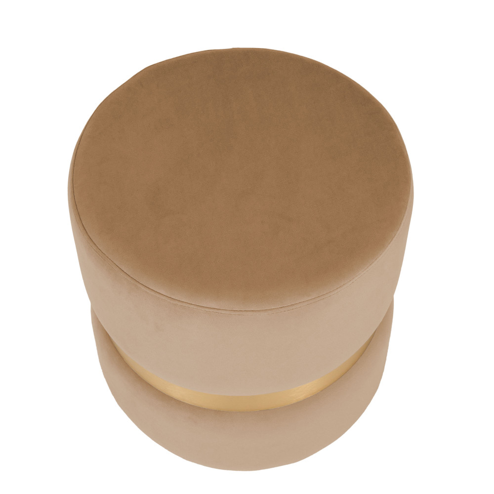 Taburet Ring - inel auriu - stofa H03 - bej Taburet Ring - inel auriu - stofa H03 - bej