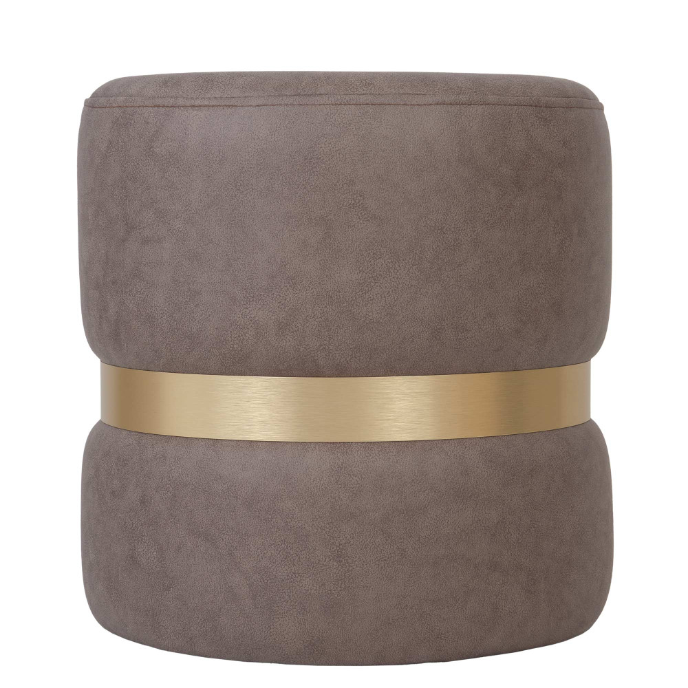 Taburet Ring - inel auriu - stofa M610 - bej Taburet Ring - inel auriu - stofa M610 - bej