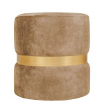 Taburet Ring - inel auriu - stofa P03 - bej
