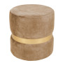 Taburet Ring - inel auriu - stofa P03 - bej Taburet Ring - inel auriu - stofa P03 - bej