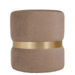 Taburet Ring - inel auriu - stofa H44 - grej
