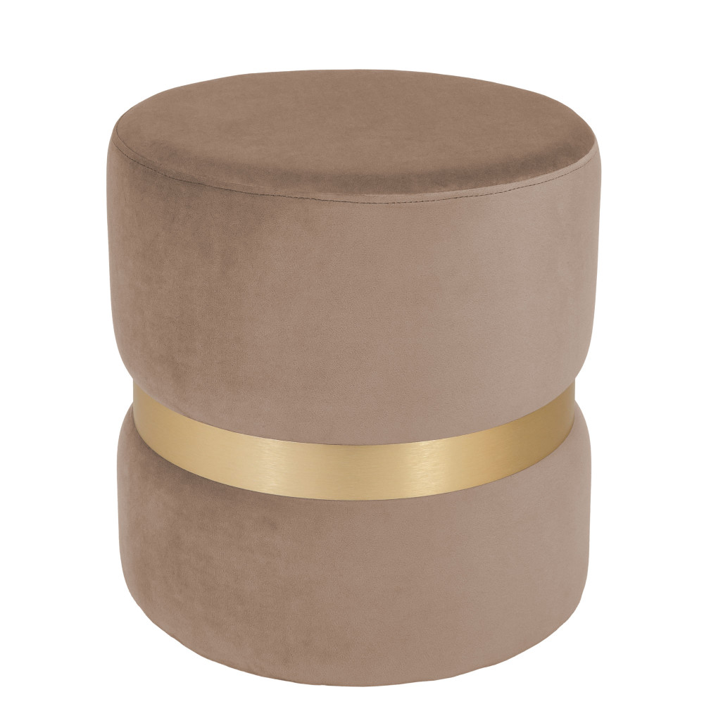 Taburet Ring - inel auriu - stofa H44 - grej
