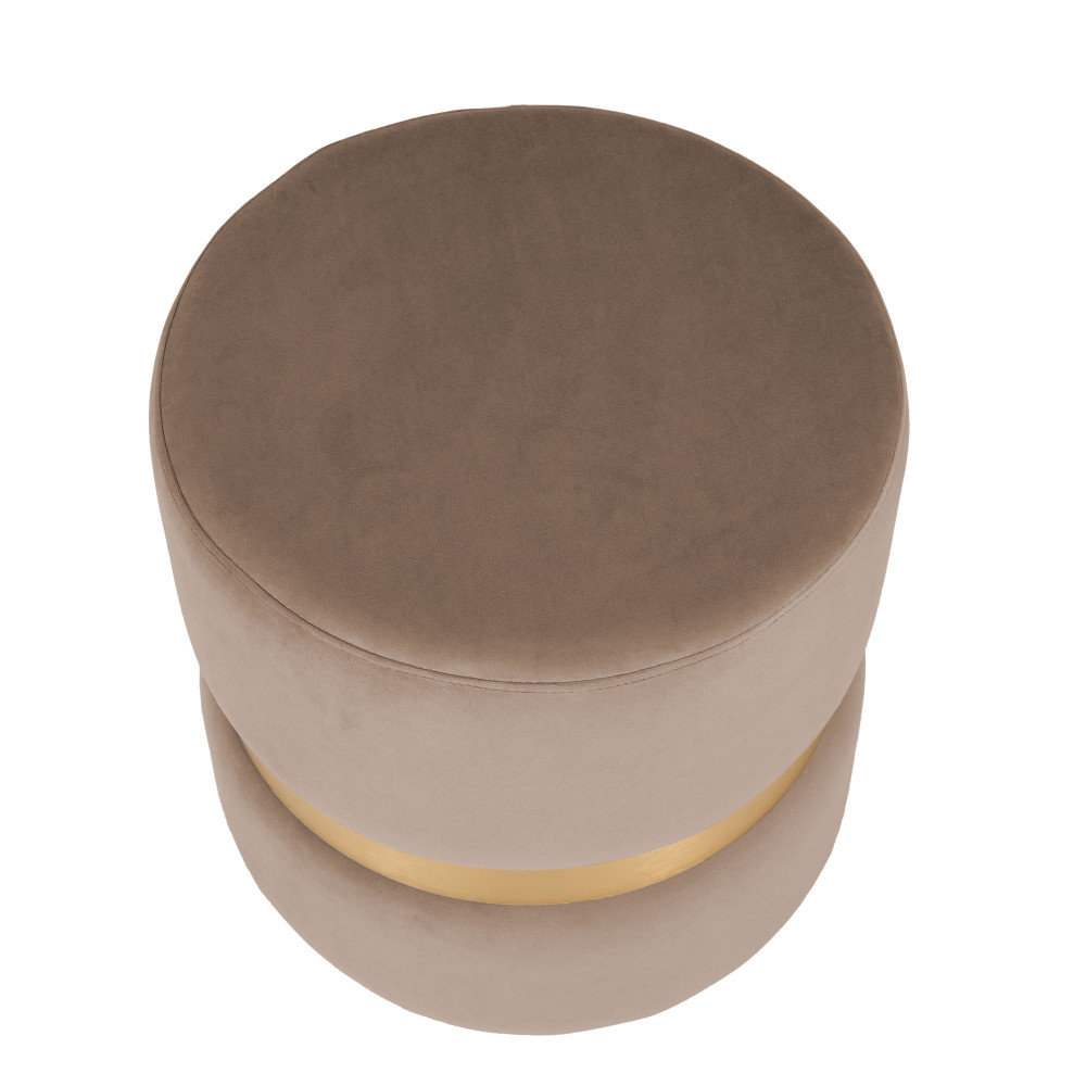 Taburet Ring - inel auriu - stofa H44 - grej