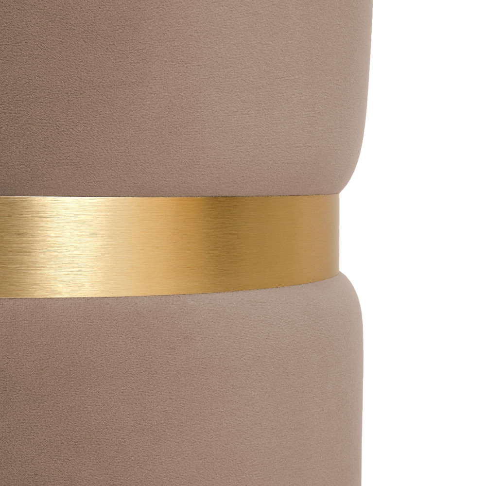 Taburet Ring - inel auriu - stofa H44 - grej