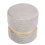 Taburet Ring - inel auriu - stofa L06 - crem