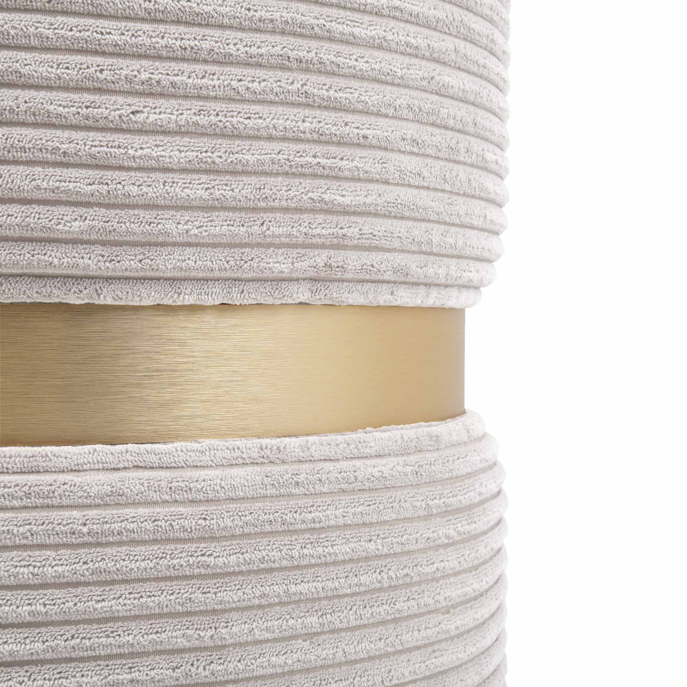 Taburet Ring - inel auriu - stofa L06 - crem