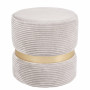Taburet Ring - inel auriu - stofa L06 - crem