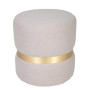 Taburet Ring - inel auriu - stofa T05 - crem Taburet Ring - inel auriu - stofa T05 - crem