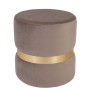 Taburet Ring - inel auriu - stofa H34 - gri deschis