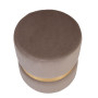 Taburet Ring - inel auriu - stofa H34 - gri deschis