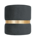 Taburet Ring - inel auriu - stofa H30 - gri