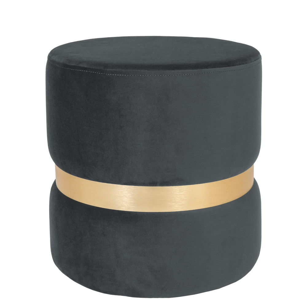 Taburet Ring - inel auriu - stofa H30 - gri Taburet Ring - inel auriu - stofa H30 - gri