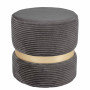 Taburet Ring - inel auriu - stofa L49 - gri petrol