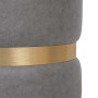Taburet Ring - inel auriu - stofa M609 - gri deschis
